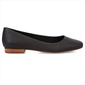 Tom's Brielle Black Leather Flats Shoes Women US 6